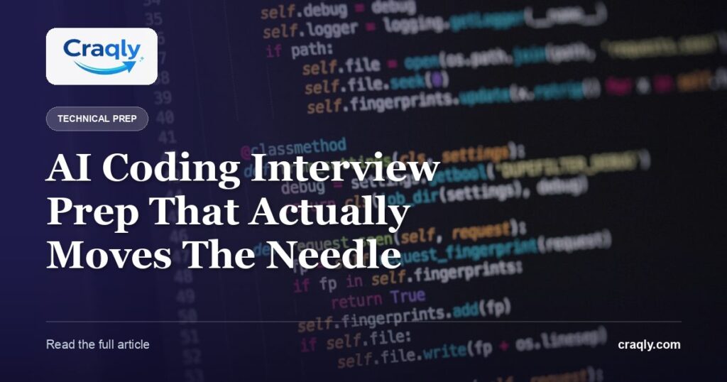 AI Coding Interview Prep That Actually Moves The Needle