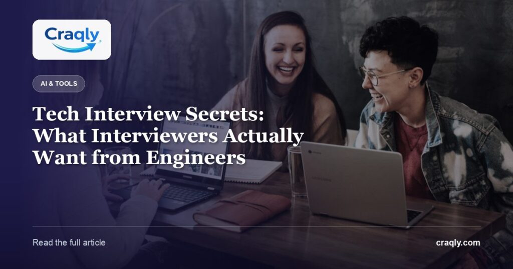 Tech Interview Secrets: What Interviewers Actually Want from Engineers