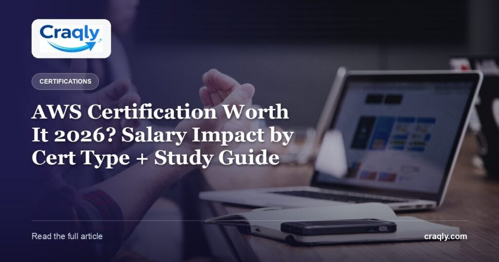 AWS Certification Worth It 2026? Salary Impact by Cert Type + Study Guide