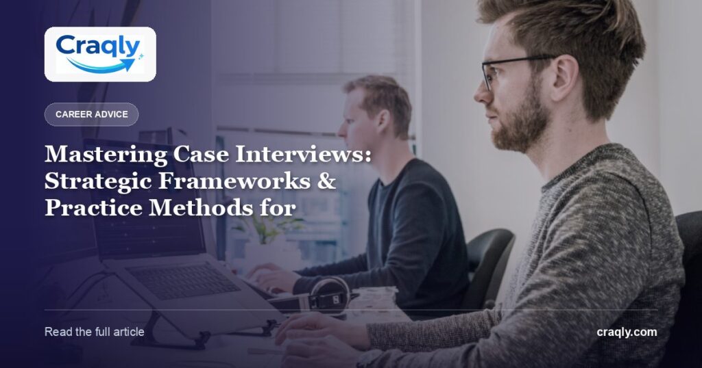 Mastering Case Interviews: Strategic Frameworks & Practice Methods for Consulting Roles