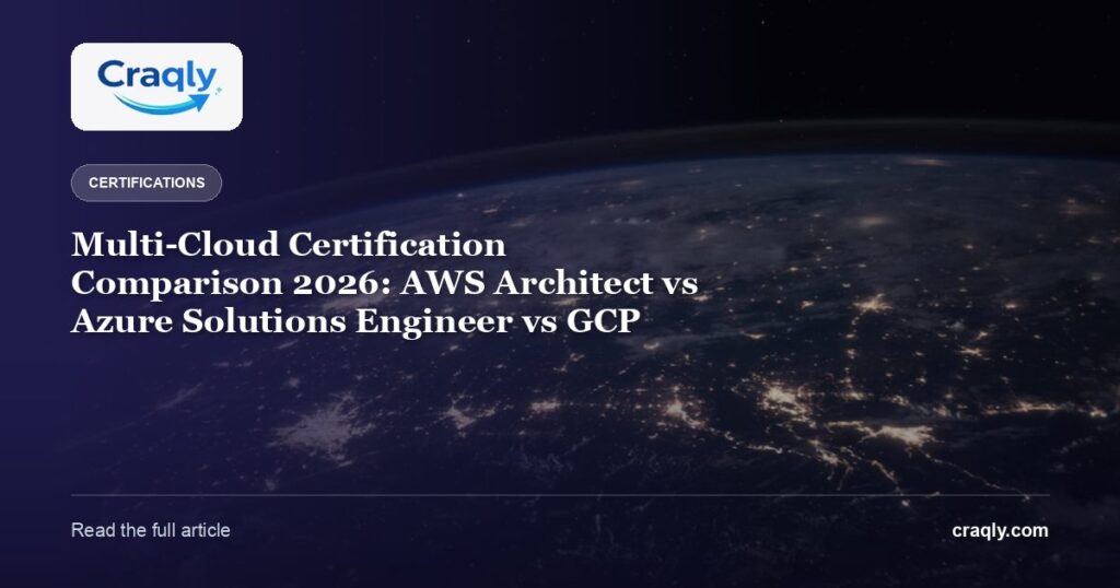 Multi-Cloud Certification Comparison 2026: AWS Architect vs Azure Solutions Engineer vs GCP