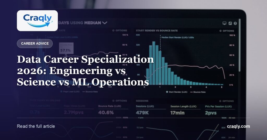 Data Career Specialization 2026: Engineering vs Science vs ML Operations
