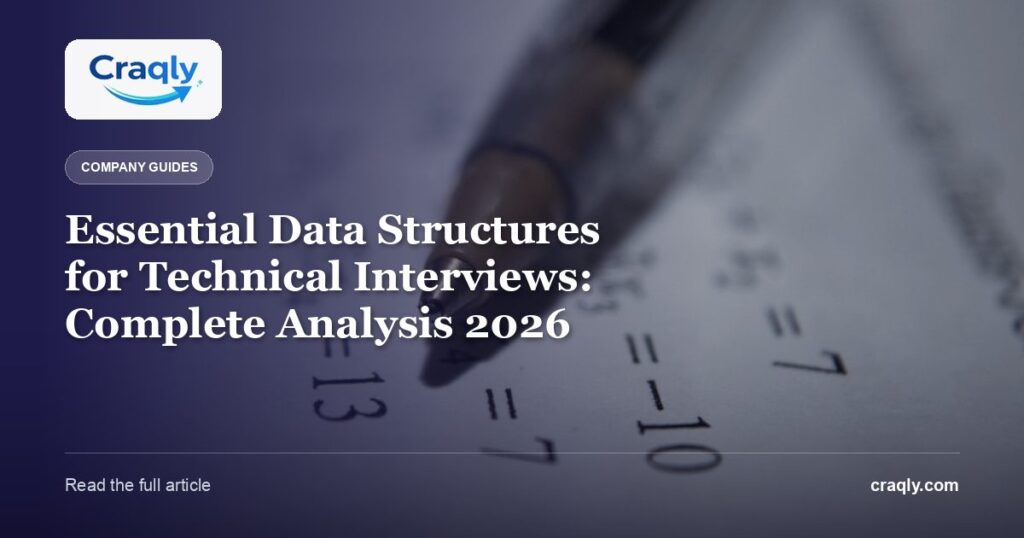 Essential Data Structures for Technical Interviews: Complete Analysis 2026