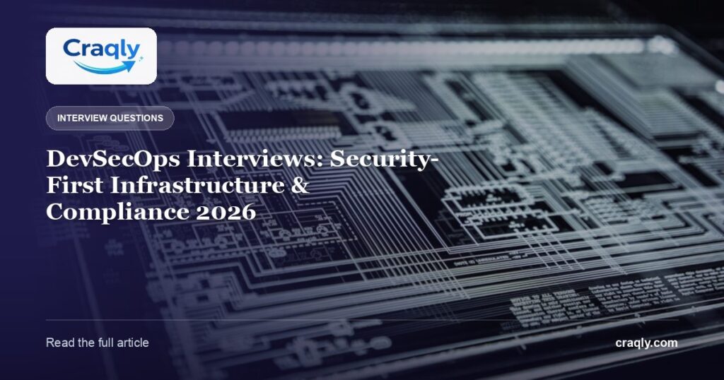 DevSecOps Interviews: Security-First Infrastructure & Compliance 2026