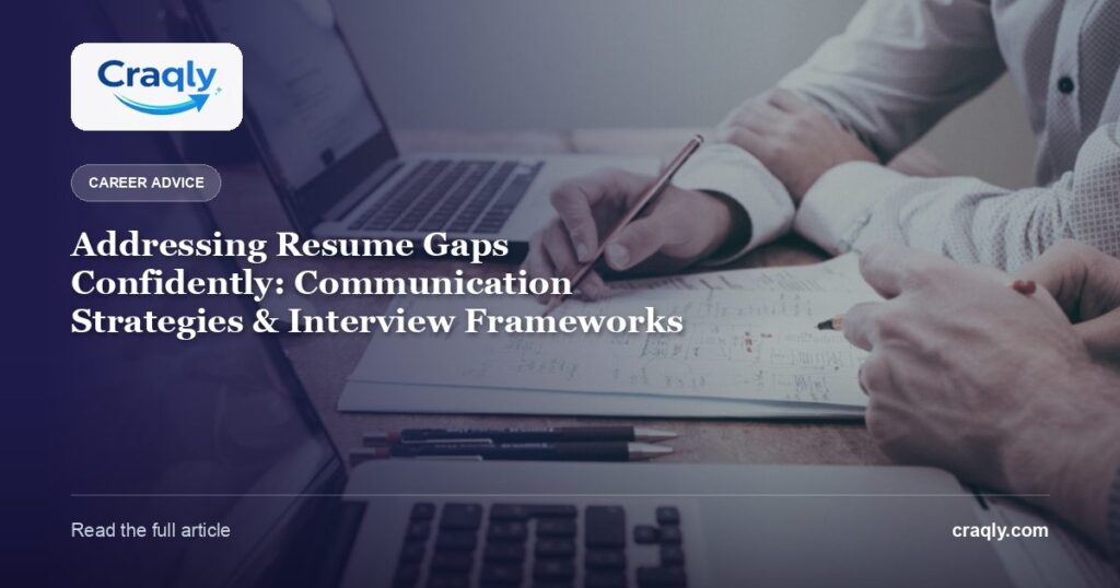 Addressing Resume Gaps Confidently: Communication Strategies & Interview Frameworks