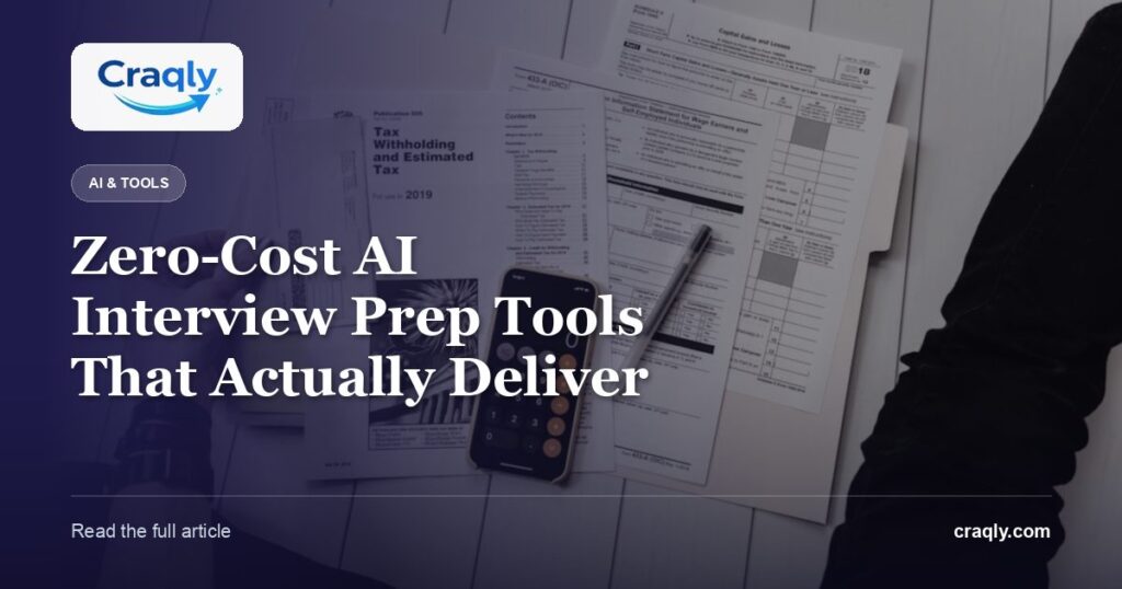 Zero-Cost AI Interview Prep Tools That Actually Deliver