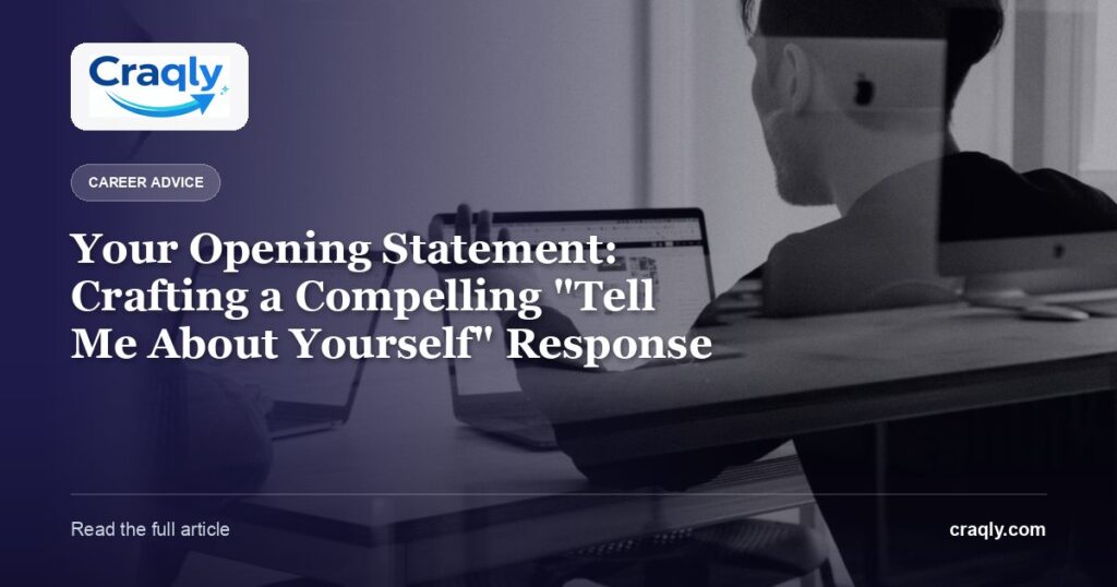 Your Opening Statement: Crafting a Compelling “Tell Me About Yourself” Response