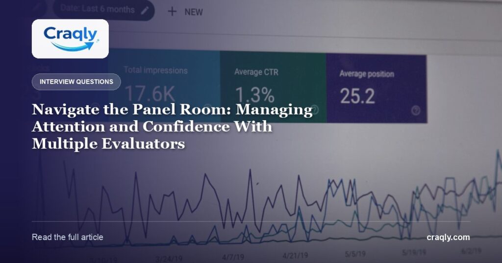 Navigate the Panel Room: Managing Attention and Confidence With Multiple Evaluators