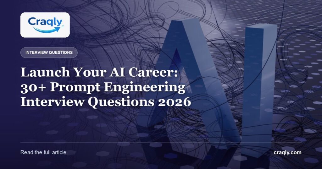 Launch Your AI Career: 30+ Prompt Engineering Interview Questions 2026