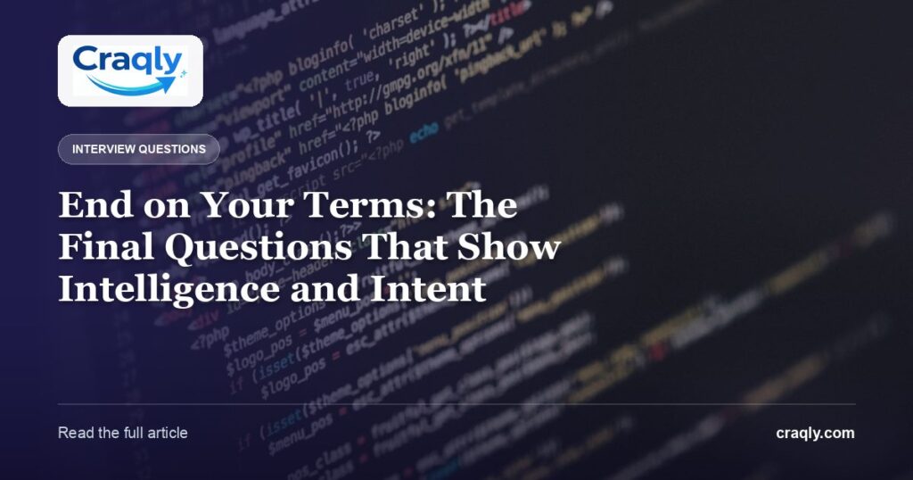 End on Your Terms: The Final Questions That Show Intelligence and Intent