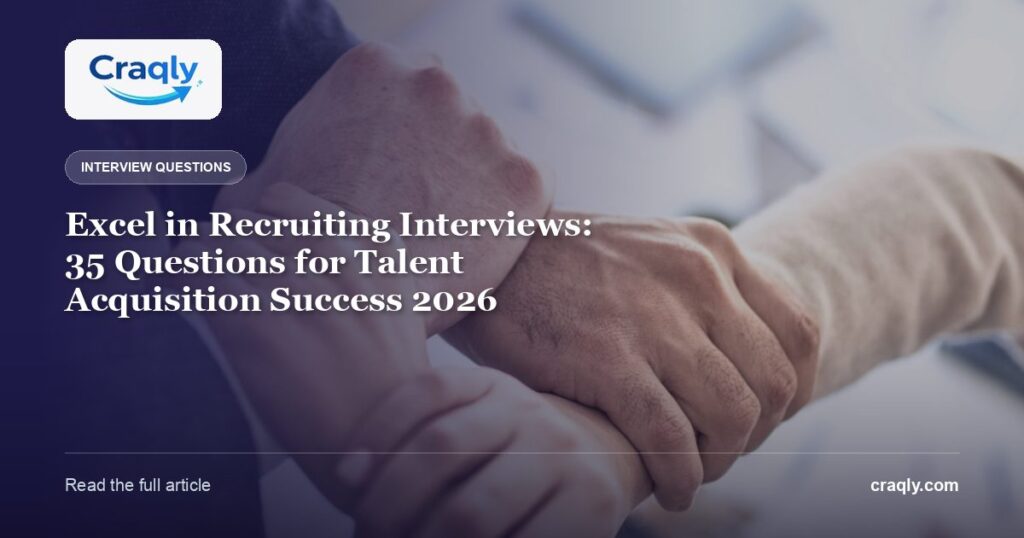 Excel in Recruiting Interviews: 35 Questions for Talent Acquisition Success 2026