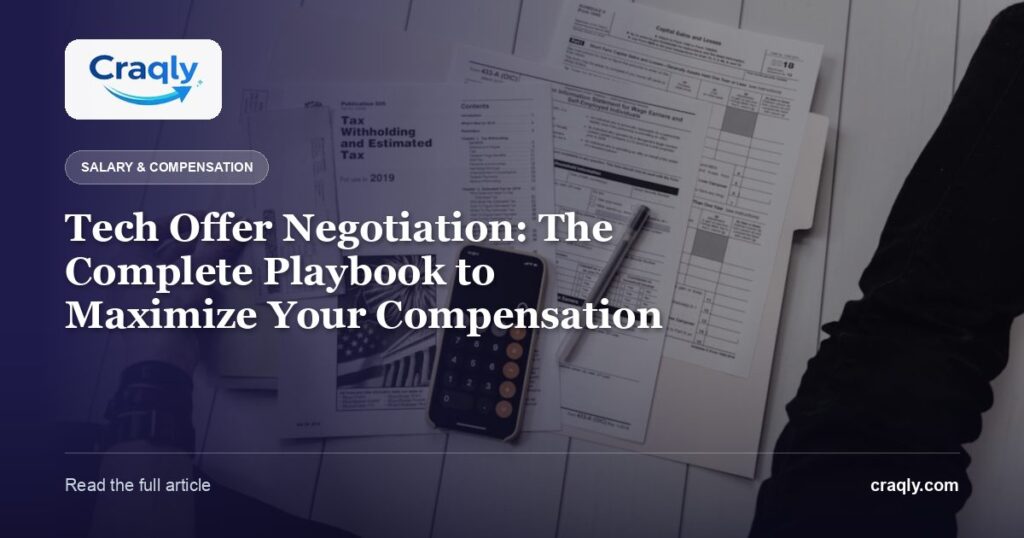 Tech Offer Negotiation: The Complete Playbook to Maximize Your Compensation