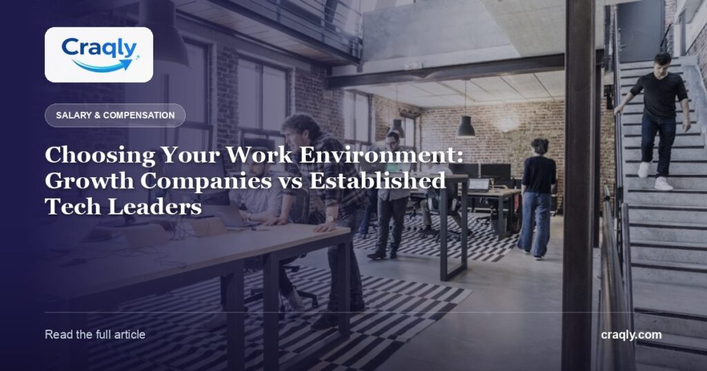 Choosing Your Work Environment: Growth Companies vs Established Tech Leaders