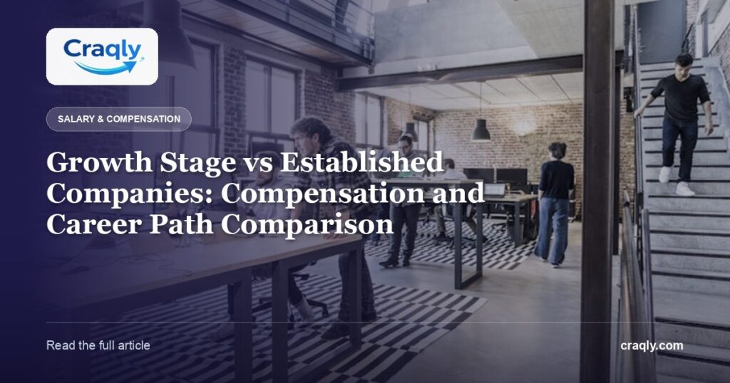 Growth Stage vs Established Companies: Compensation and Career Path Comparison