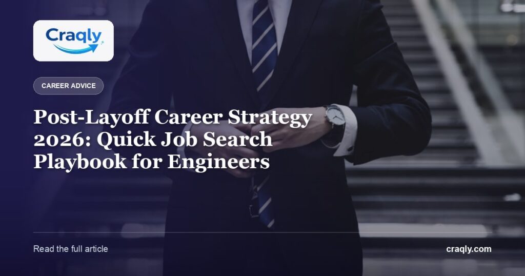 Post-Layoff Career Strategy 2026: Quick Job Search Playbook for Engineers