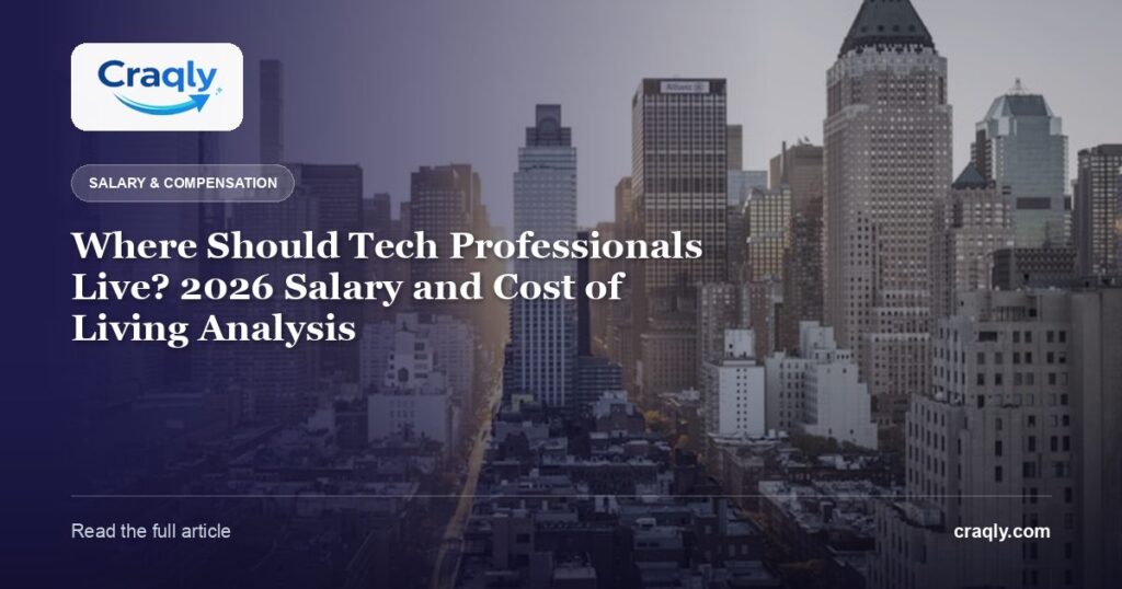 Where Should Tech Professionals Live? 2026 Salary and Cost of Living Analysis