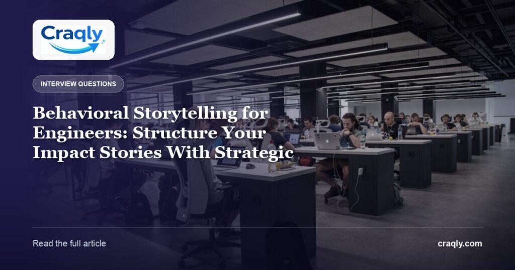 Behavioral Storytelling for Engineers: Structure Your Impact Stories With Strategic Examples