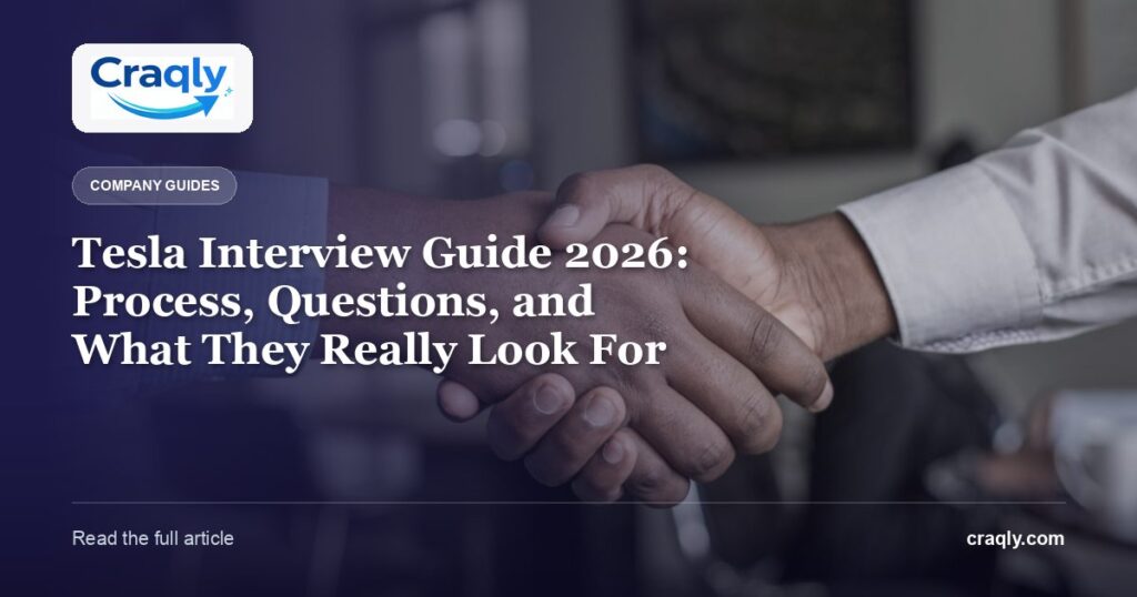 Tesla Interview Guide 2026: Process, Questions, and What They Really Look For