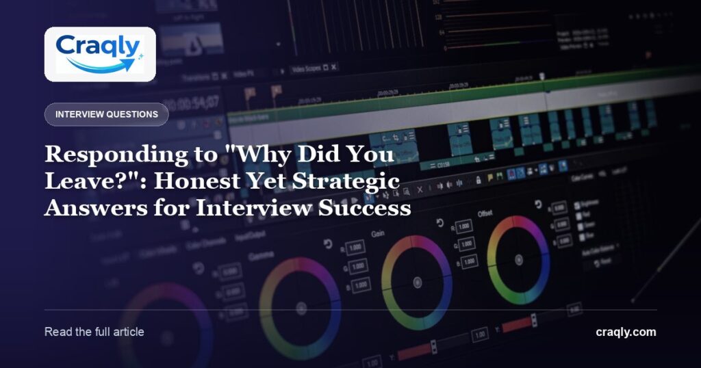 Responding to “Why Did You Leave?”: Honest Yet Strategic Answers for Interview Success