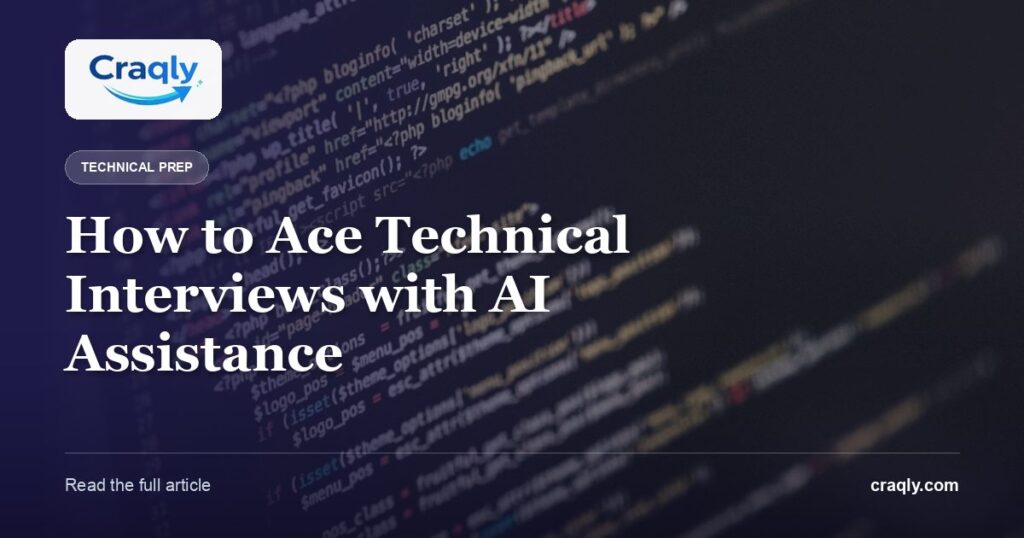 How to Ace Technical Interviews with AI Assistance