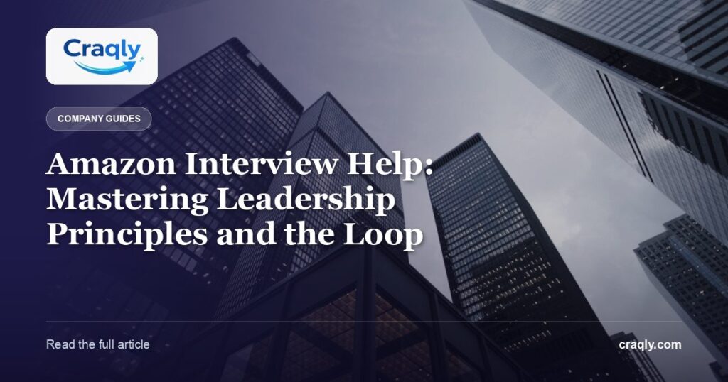 Amazon Interview Help: Mastering Leadership Principles and the Loop