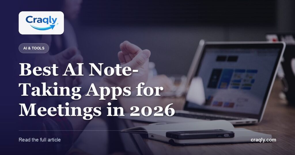 Best AI Note-Taking Apps for Meetings in 2026