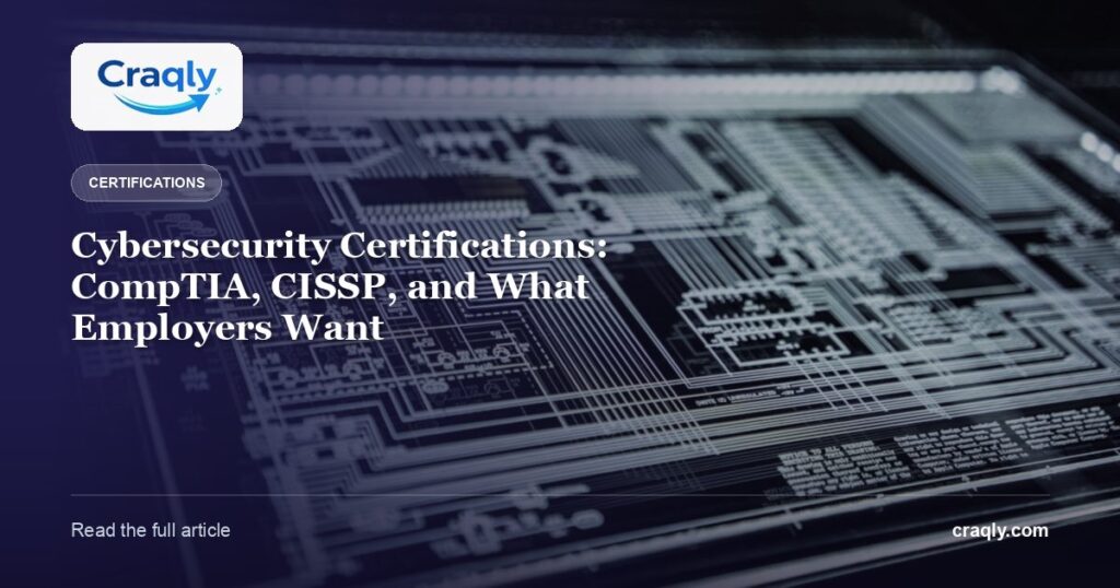 Cybersecurity Certifications: CompTIA, CISSP, and What Employers Want