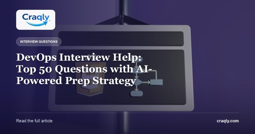 DevOps Interview Help: Top 50 Questions with AI-Powered Prep Strategy