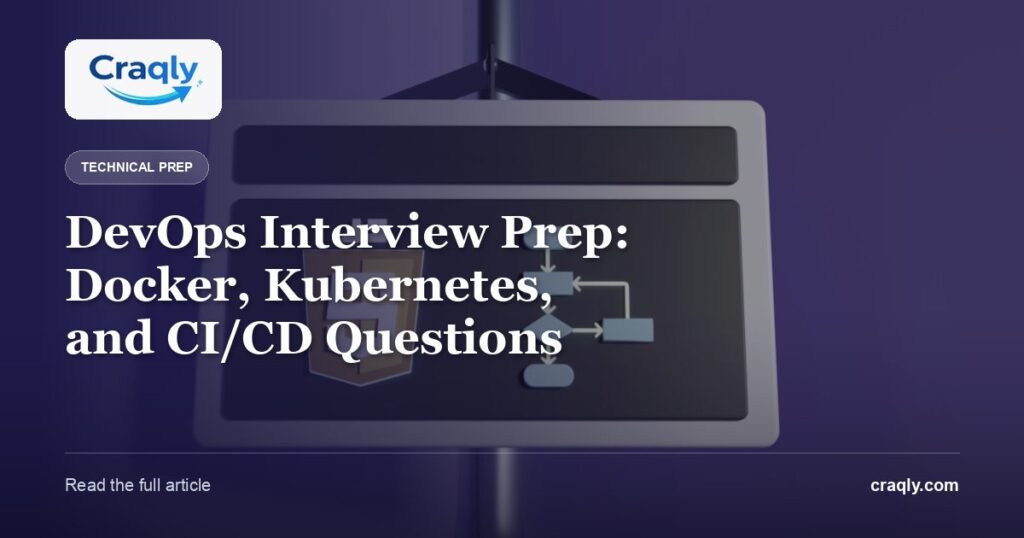 DevOps Interview Prep: Docker, Kubernetes, and CI/CD Questions