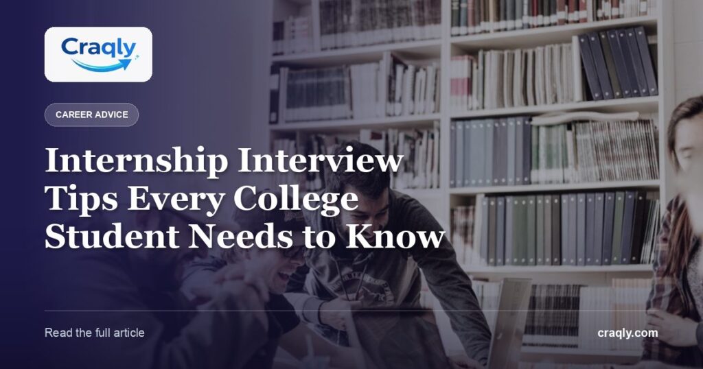 Internship Interview Tips Every College Student Needs to Know