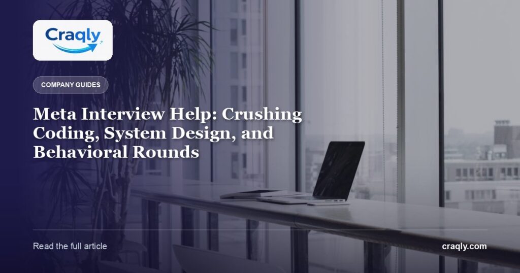 Meta Interview Help: Crushing Coding, System Design, and Behavioral Rounds