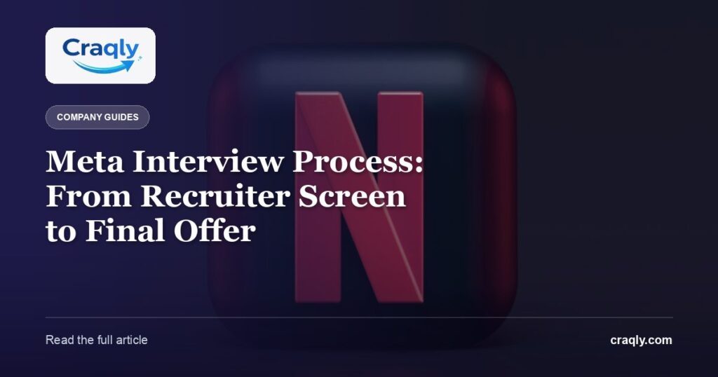 Meta Interview Process: From Recruiter Screen to Final Offer