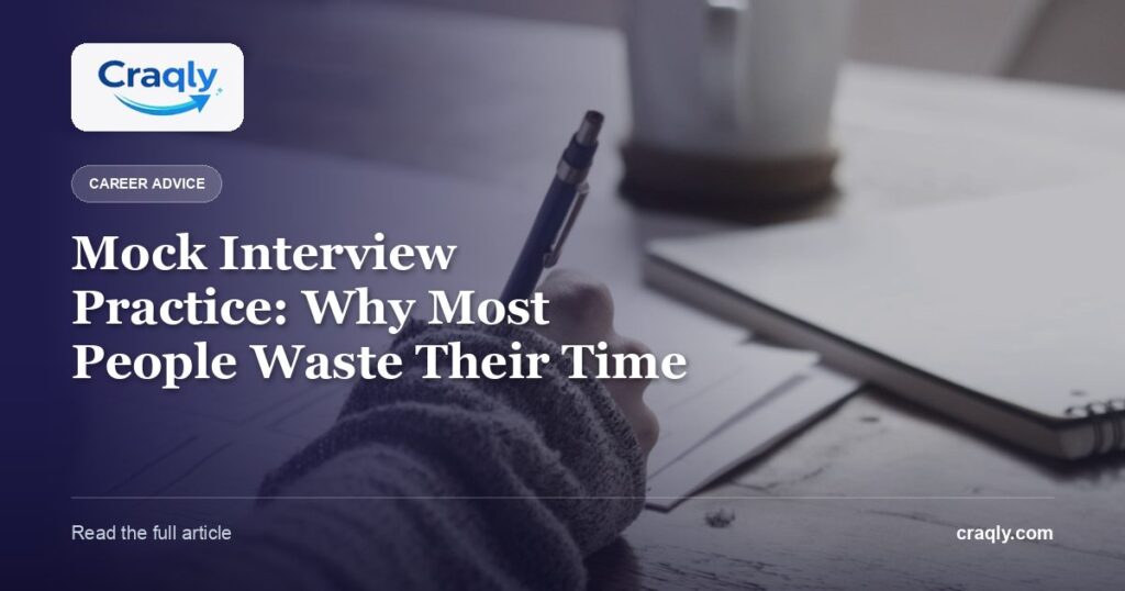 Mock Interview Practice: Why Most People Waste Their Time