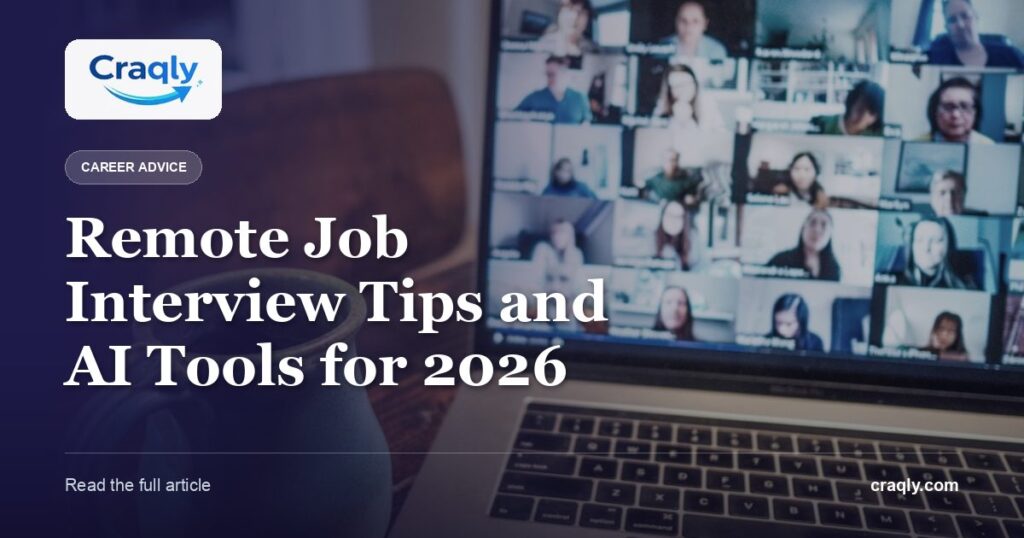 Remote Job Interview Tips and AI Tools for 2026