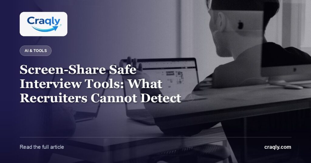 Screen-Share Safe Interview Tools: What Recruiters Cannot Detect