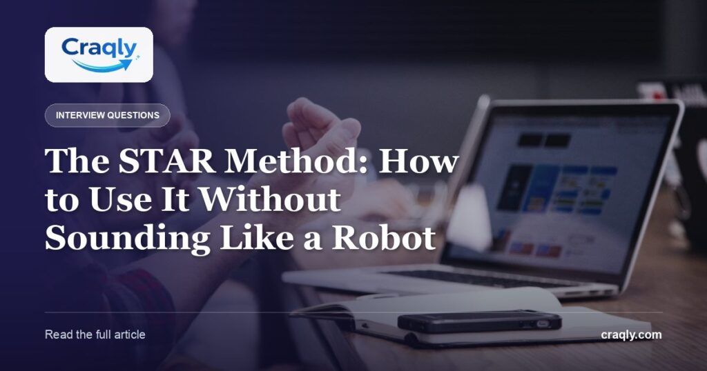 The STAR Method: How to Use It Without Sounding Like a Robot