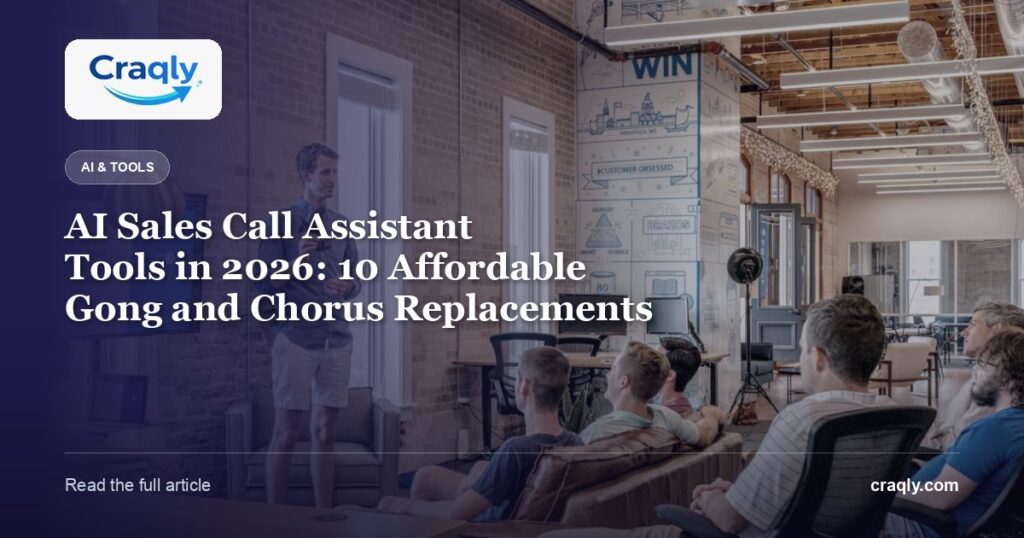 AI Sales Call Assistant Tools in 2026: 10 Affordable Gong and Chorus Replacements