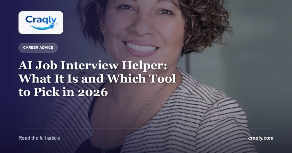 AI Job Interview Helper: What It Is and Which Tool to Pick in 2026