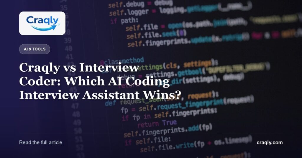 Craqly vs Interview Coder: Which AI Coding Interview Assistant Wins?
