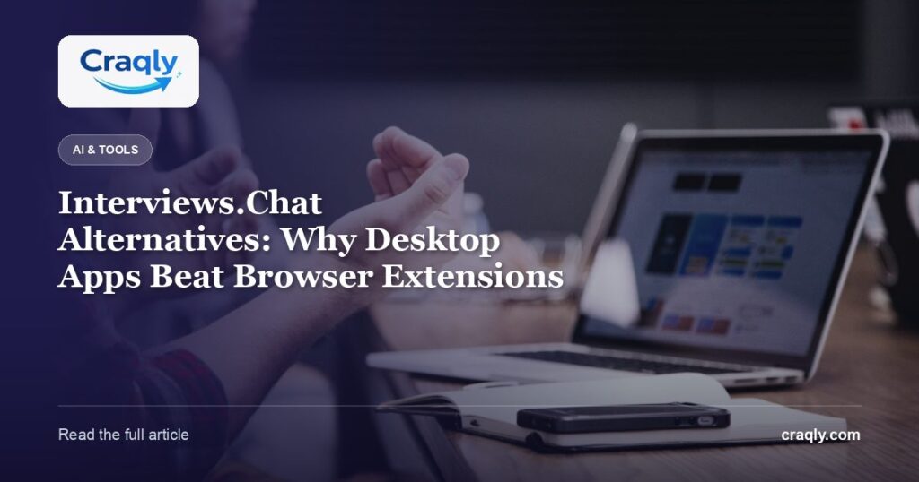 Interviews.Chat Alternatives: Why Desktop Apps Beat Browser Extensions