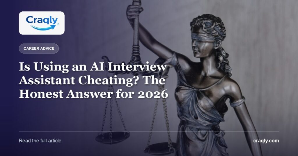 Is Using an AI Interview Assistant Cheating? The Honest Answer for 2026