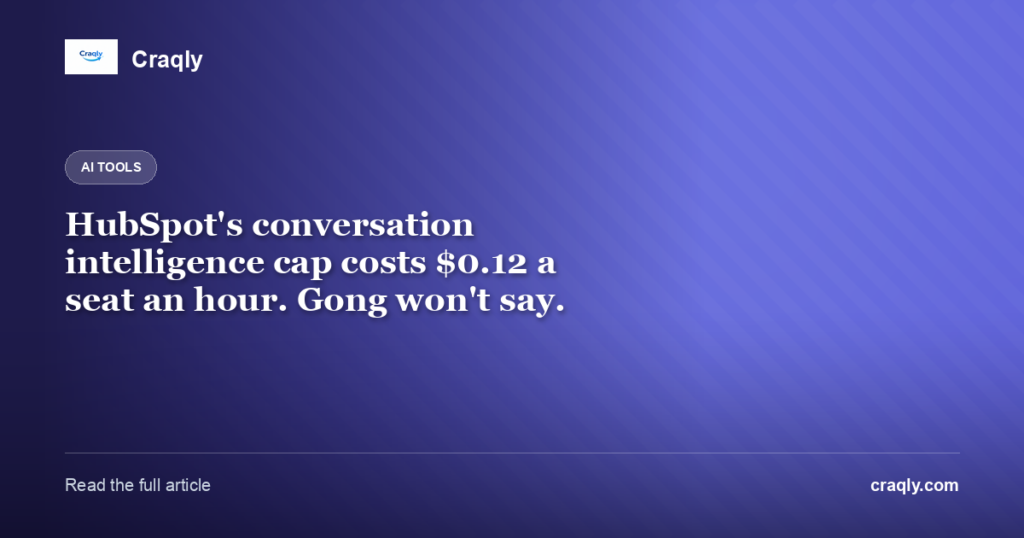 HubSpot’s conversation intelligence cap costs alt=