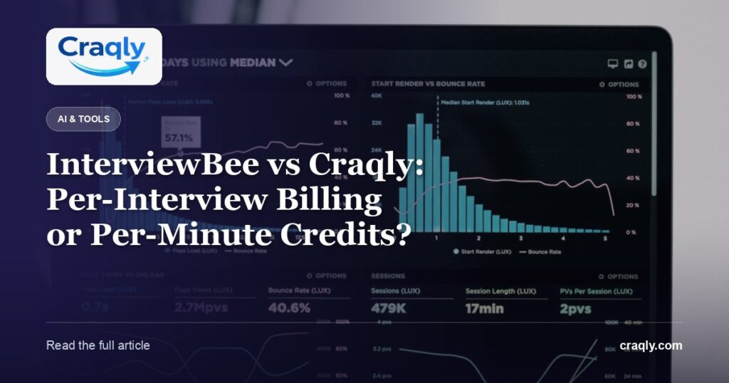 InterviewBee vs Craqly: Per-Interview Billing or Per-Minute Credits?
