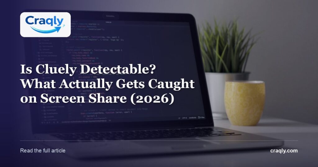 Is Cluely Detectable? What Actually Gets Caught on Screen Share (2026)